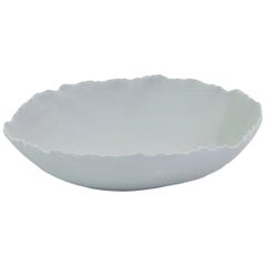 Handmade Salad Plate Matte Grey Porcelain