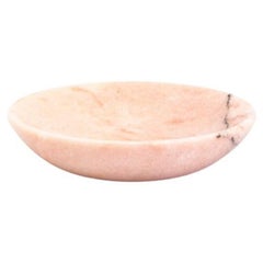 Juego de Dos Platos Pequeños de Mármol Rosa de Portugal Hecho a Mano