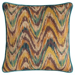Handmade silk velvet pillow by Beaumont & Fletcher