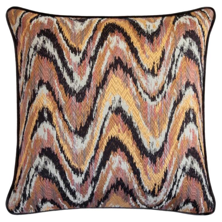 Handmade silk velvet pillow by Beaumont & Fletcher