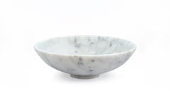 Handmade Small Fruit Bowl in White Carrara Marble