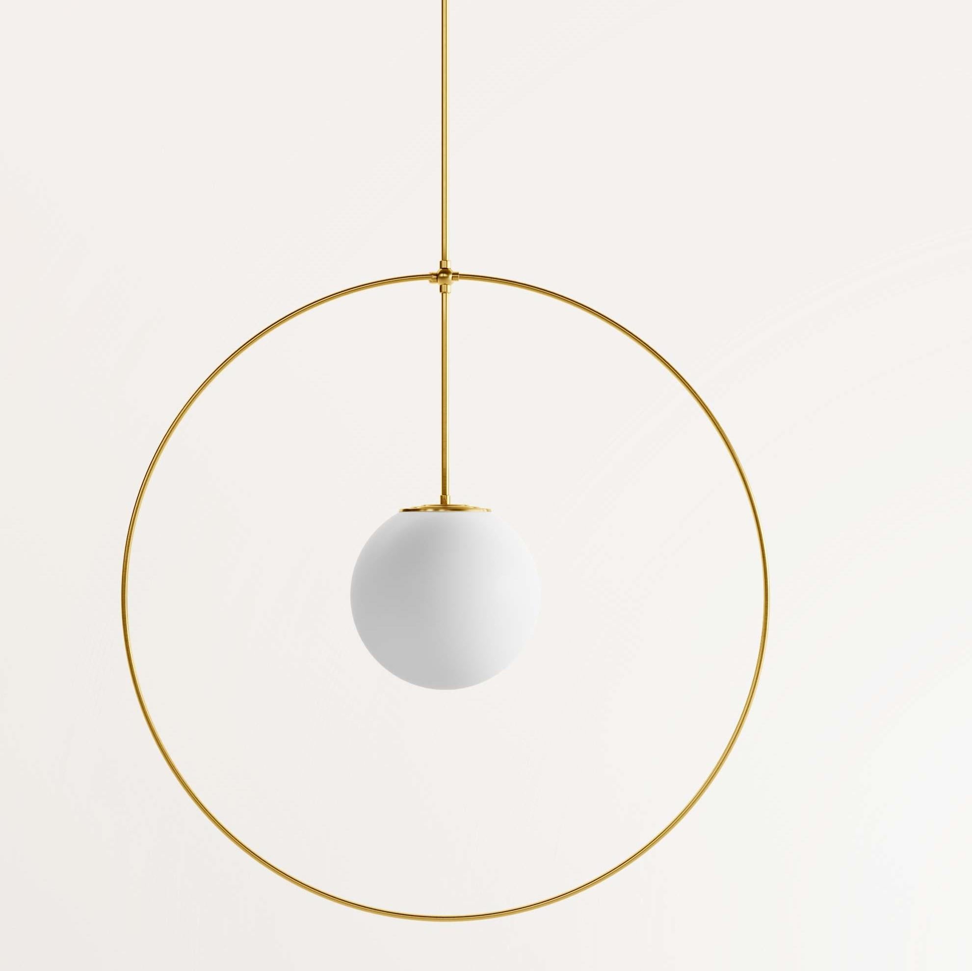 Modern Handmade Small Helios Chandelier by Gobo Lights For Sale
