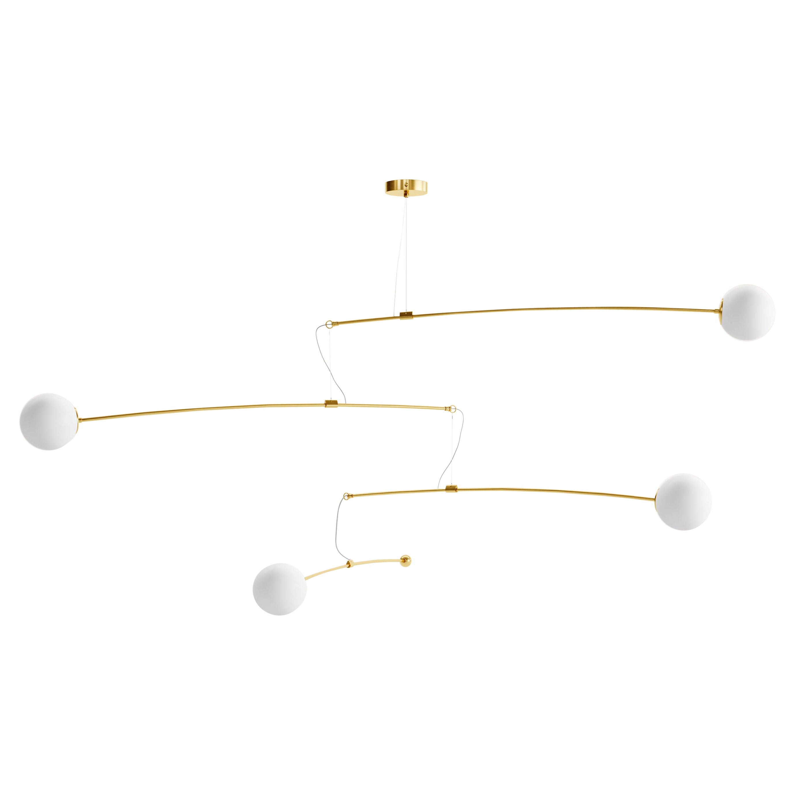 Handmade Small Notos Chandelier by Gobo Lights For Sale