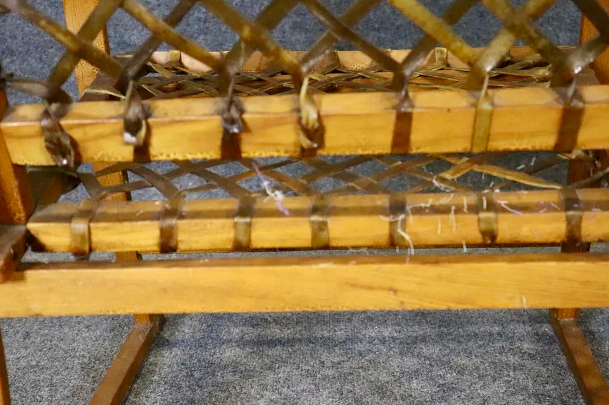 Fauteuils raquettes faits main en vente 2