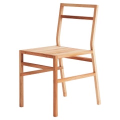 Organic Modernity Dining Chair, Solid Wood, London Plane, Handmade by Loose Fit, UK