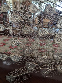 Handmade Sterling Silver Peacock