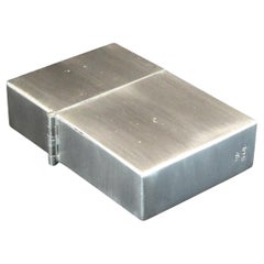 Handgefertigtes Sterling Silber Zippo Stil Kraftstoff Feuerzeug