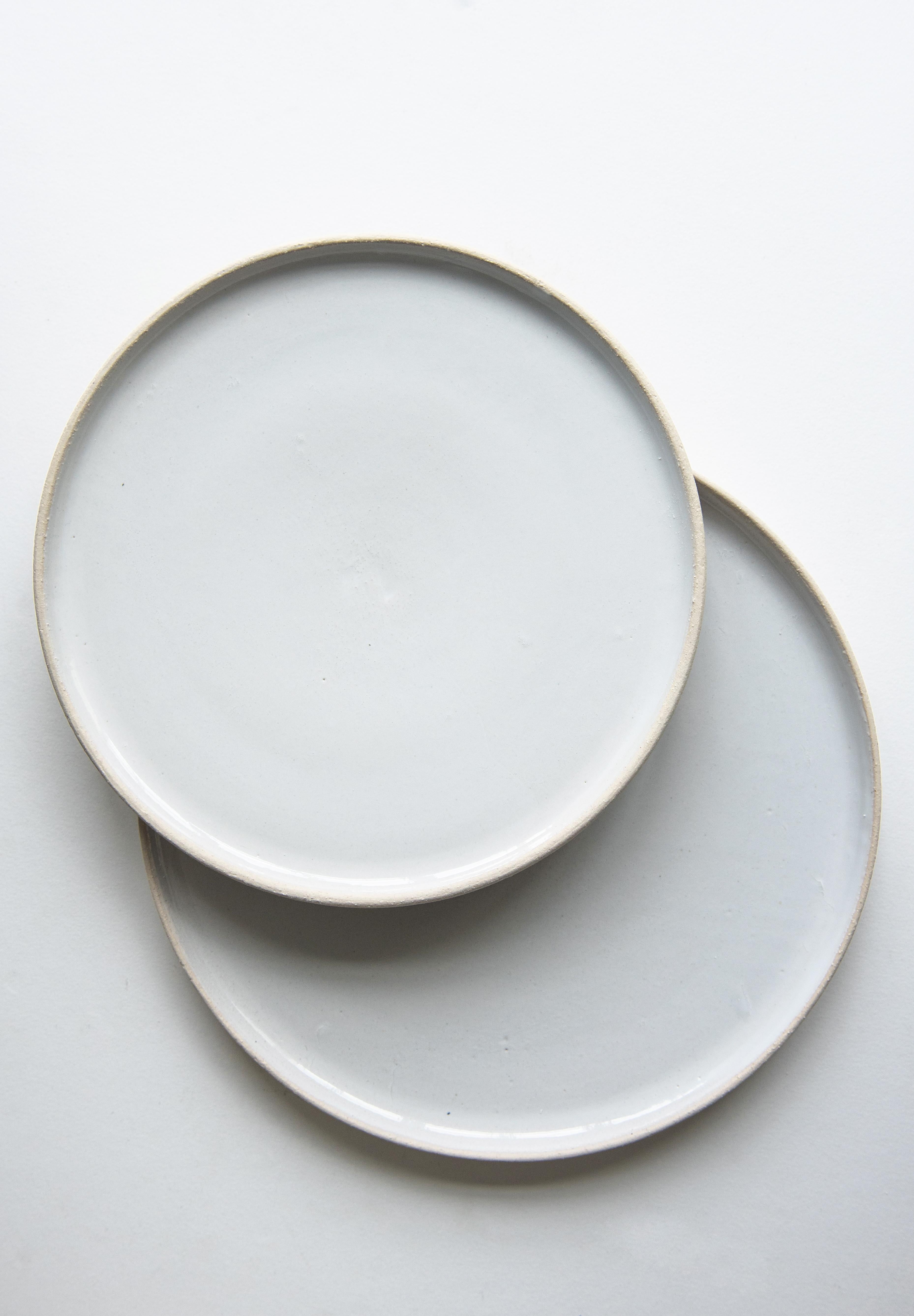 Hand-Crafted Handmade Stoneware Dinner Set For Sale