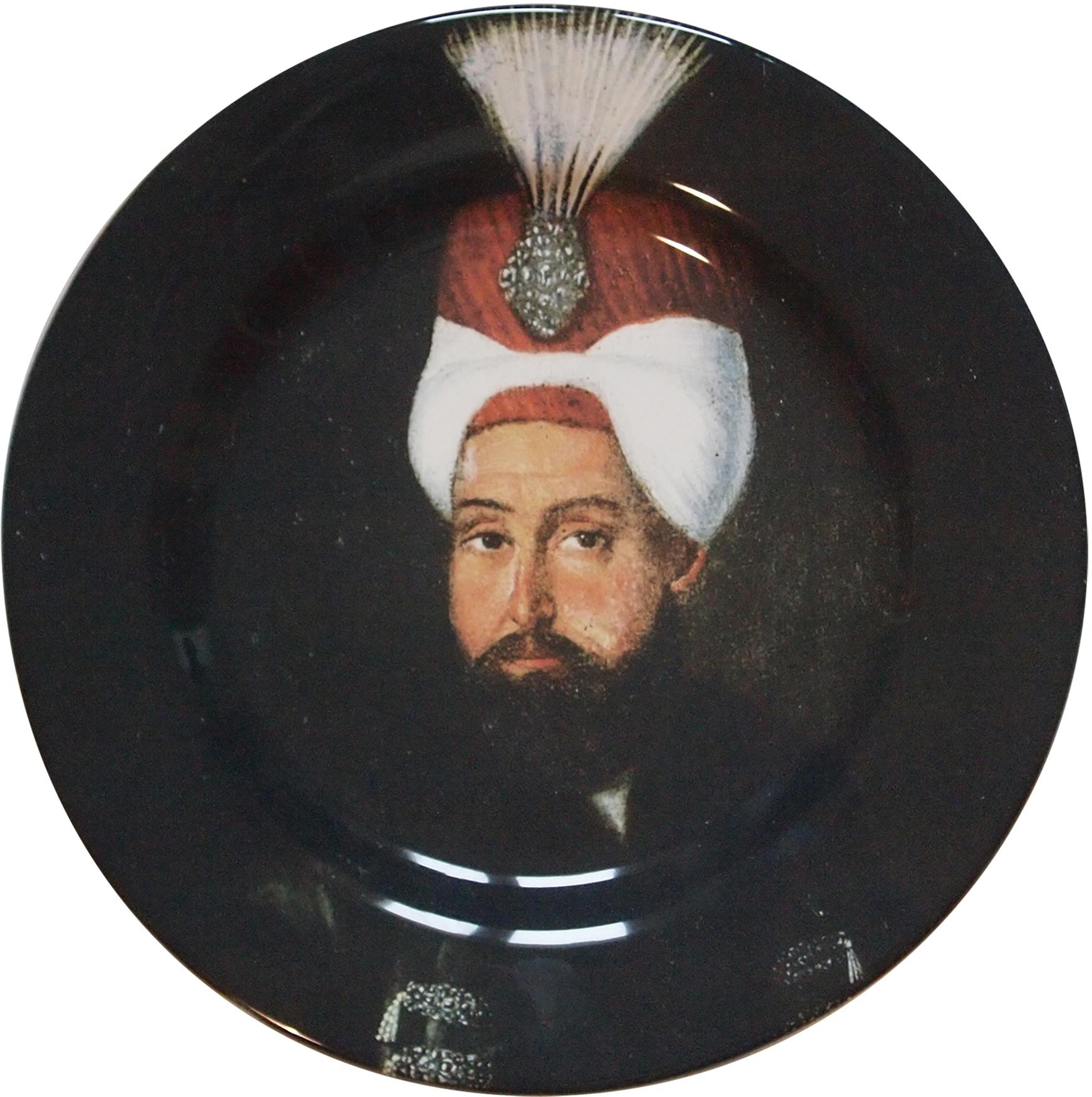 Handmade Sultan Selim Ceramic Dinner Plate