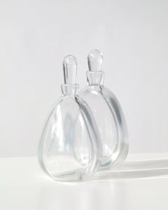 Handmade Swedish Art Glass Bottles by Vicke Lindstrand