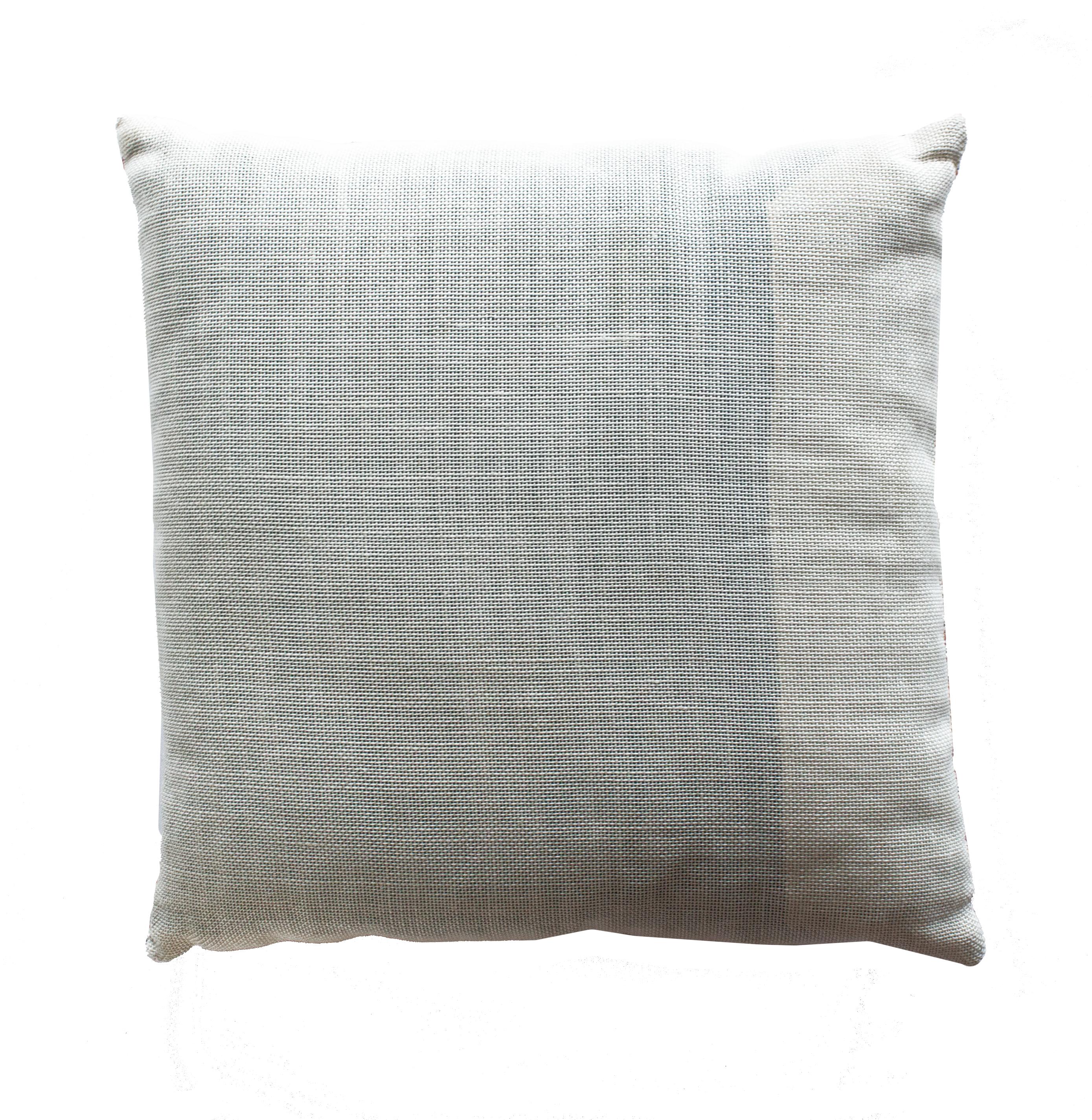 Mid-20th Century Handmade Swedish Midcentury Geometric Inspired Needlepoint Pillow.  For Sale