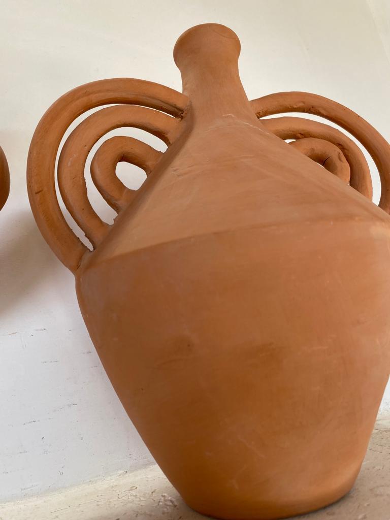 Moderne Vase Tamegroute 4 fait à la main par Contemporary Orientalism en vente