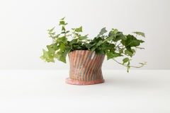 Handmade Terracotta Double Line Pot Unique Edition