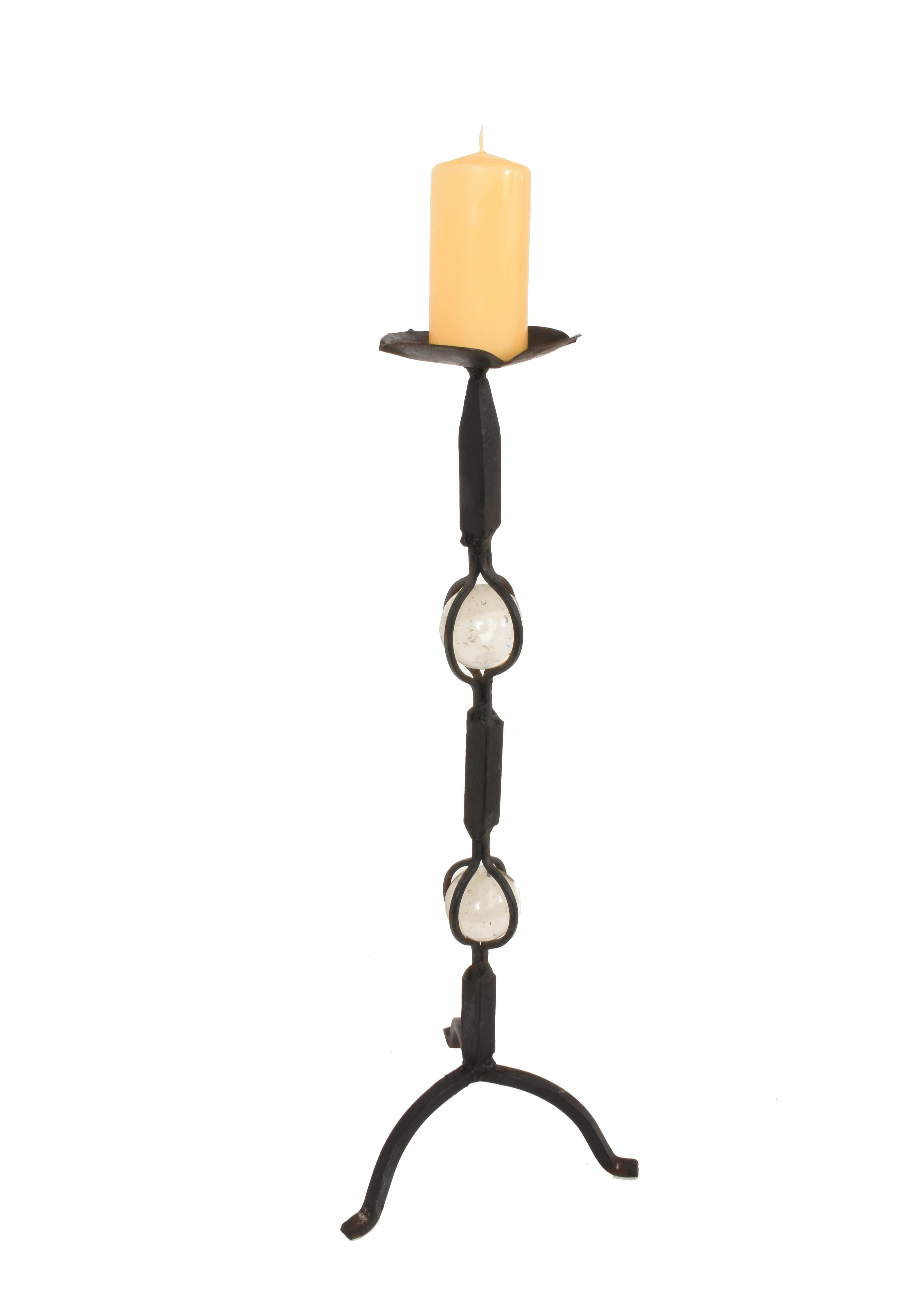 wrought iron torch holders