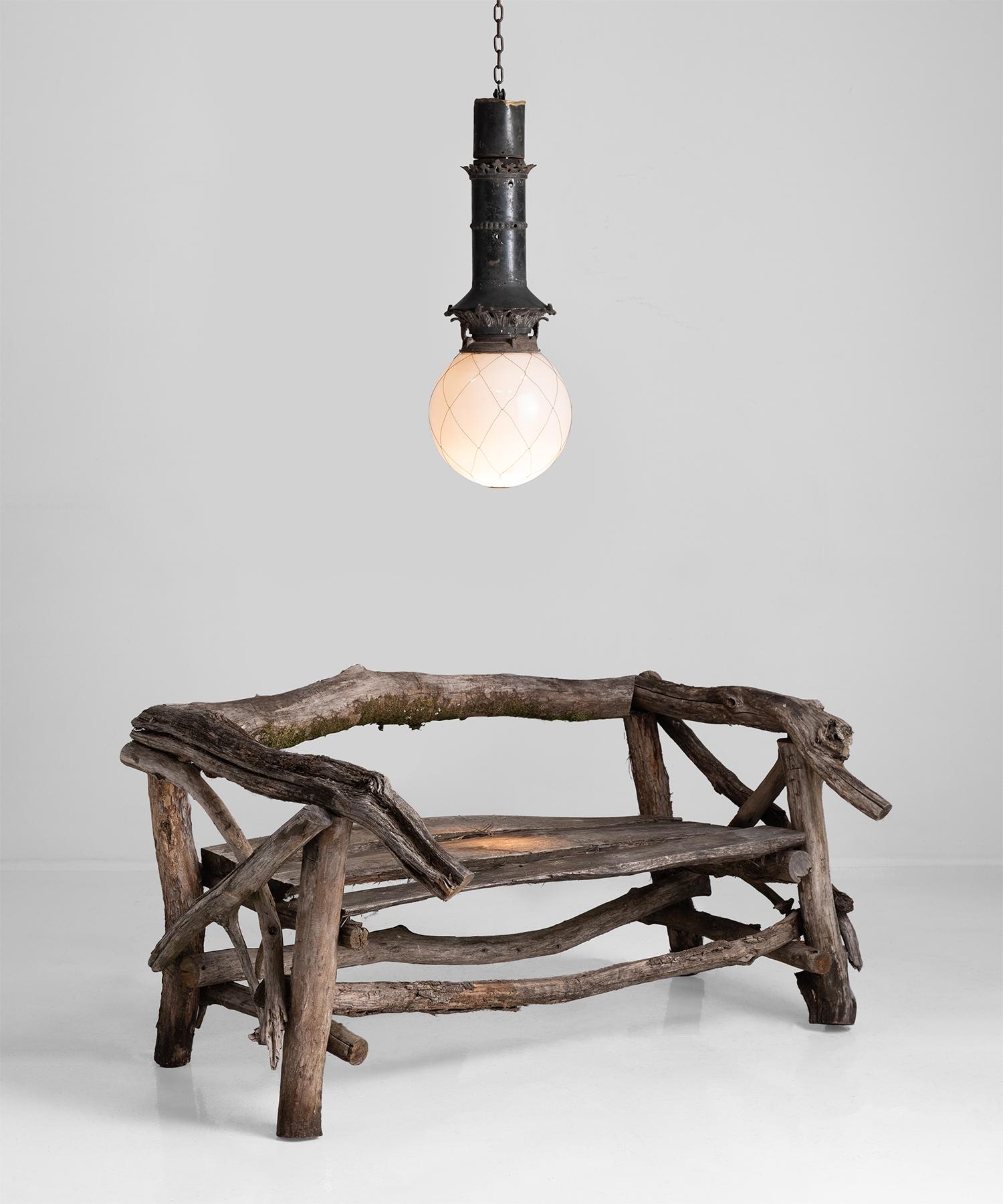 tree branch bench