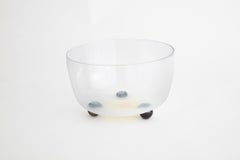 Handmade Tri-Leg Clear Bowl