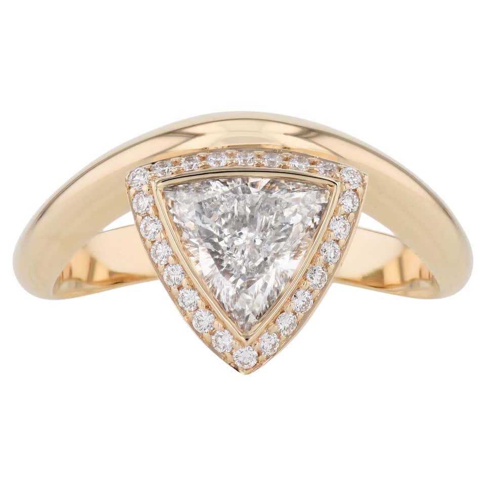 Trillian Rings Trillion Cut Engagement Rings - 110 For Sale at 1stDibs | trillion cut ...