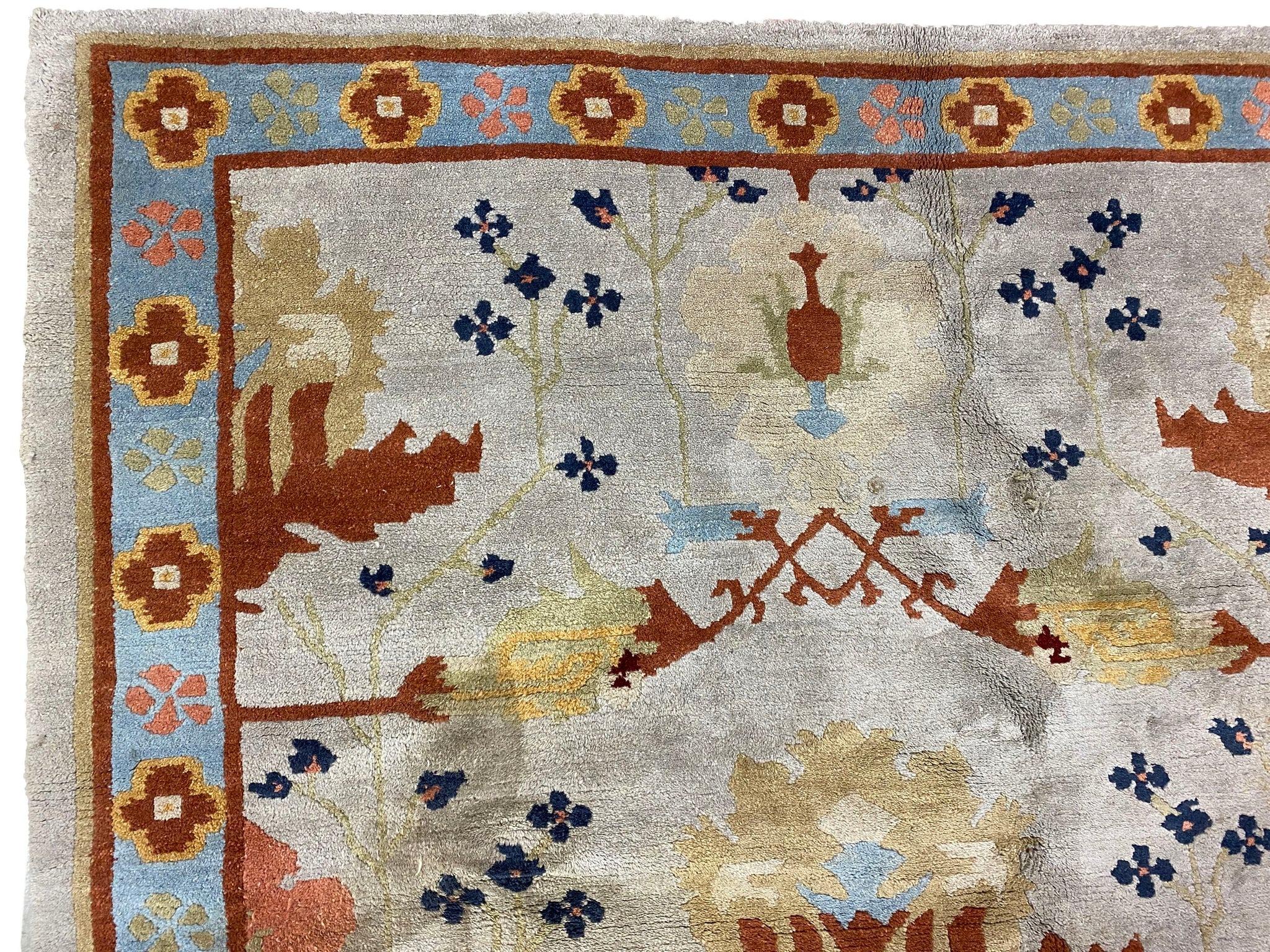 Handgefertigter toffenkianischer tibetischer Teppich- 11' x 10'-6