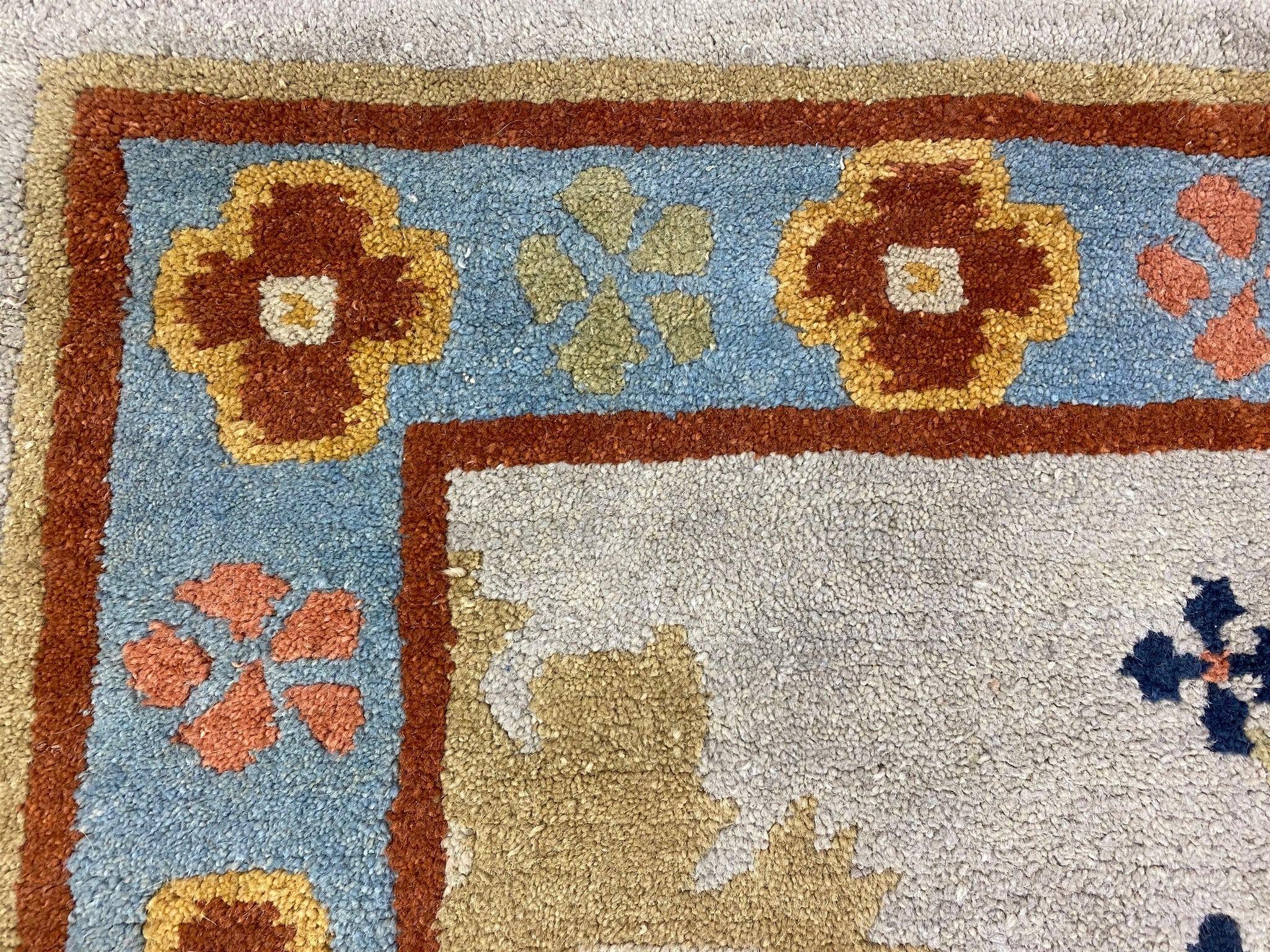 Laine Tapis tibétain tuffenkien fait à la main - 11' x 10'-6