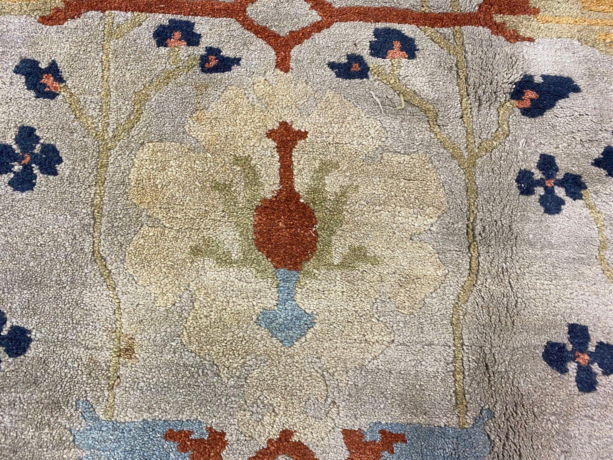 Handgefertigter toffenkianischer tibetischer Teppich- 11' x 10'-6