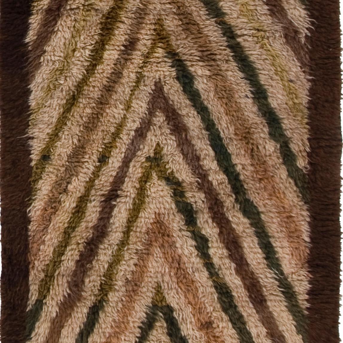 Alfombra Tulu hecha a mano con arcos ascendentes. 100% lana. Opciones personalizadas disponibles Anudado a mano en venta