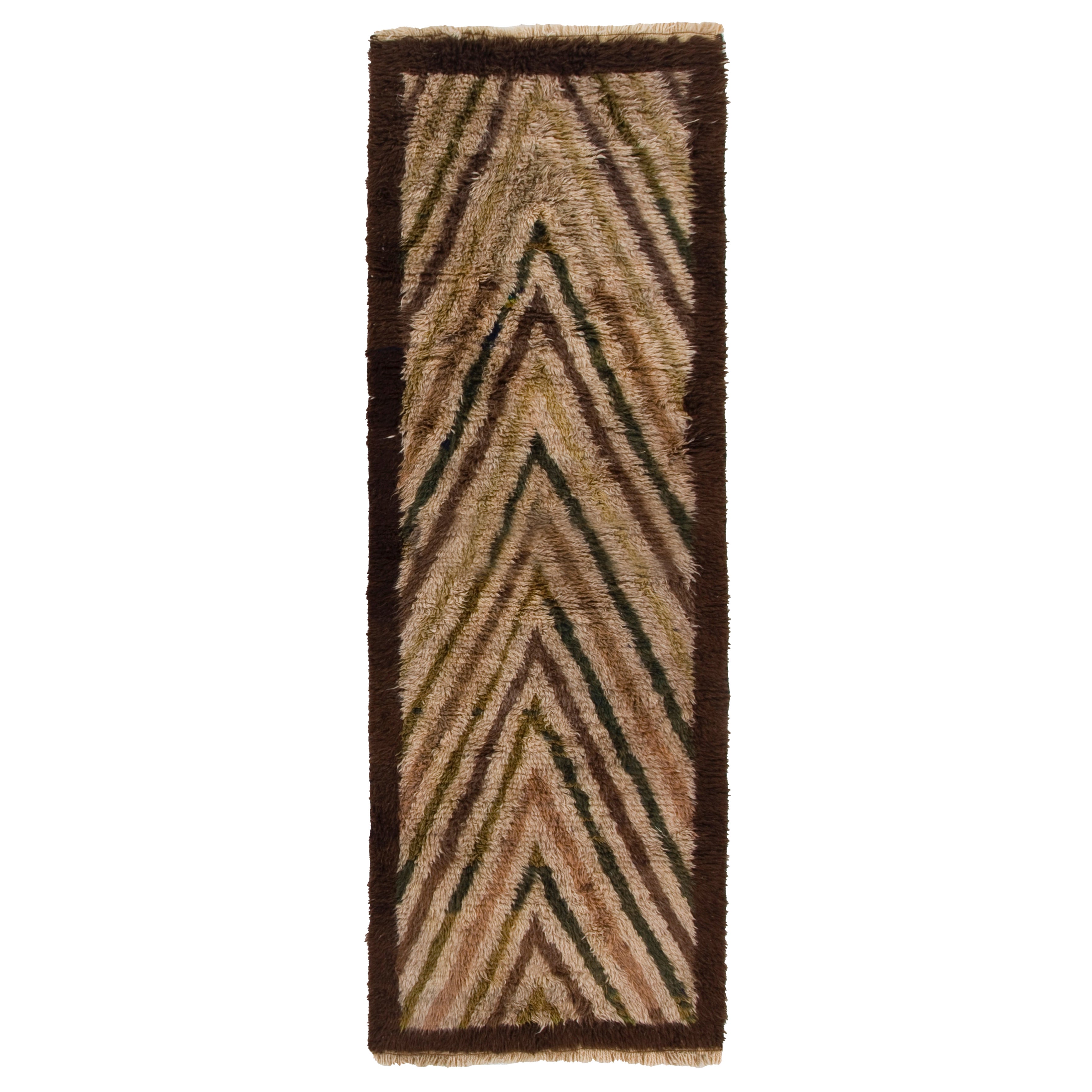 Alfombra Tulu hecha a mano con arcos ascendentes. 100% lana. Opciones personalizadas disponibles