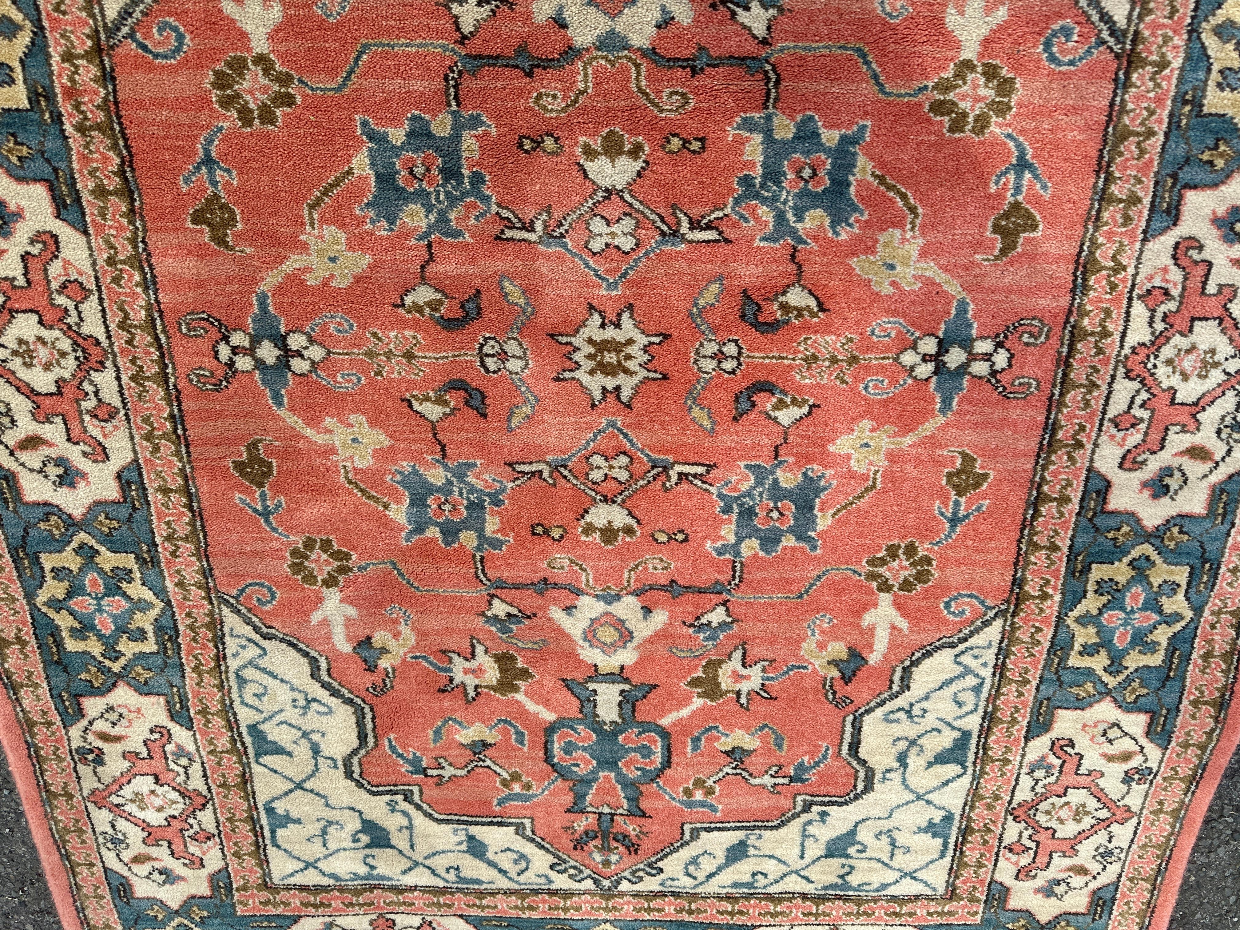 Tapis turc Bergama Karastan fait main des années 1980 - W5234 en vente 7
