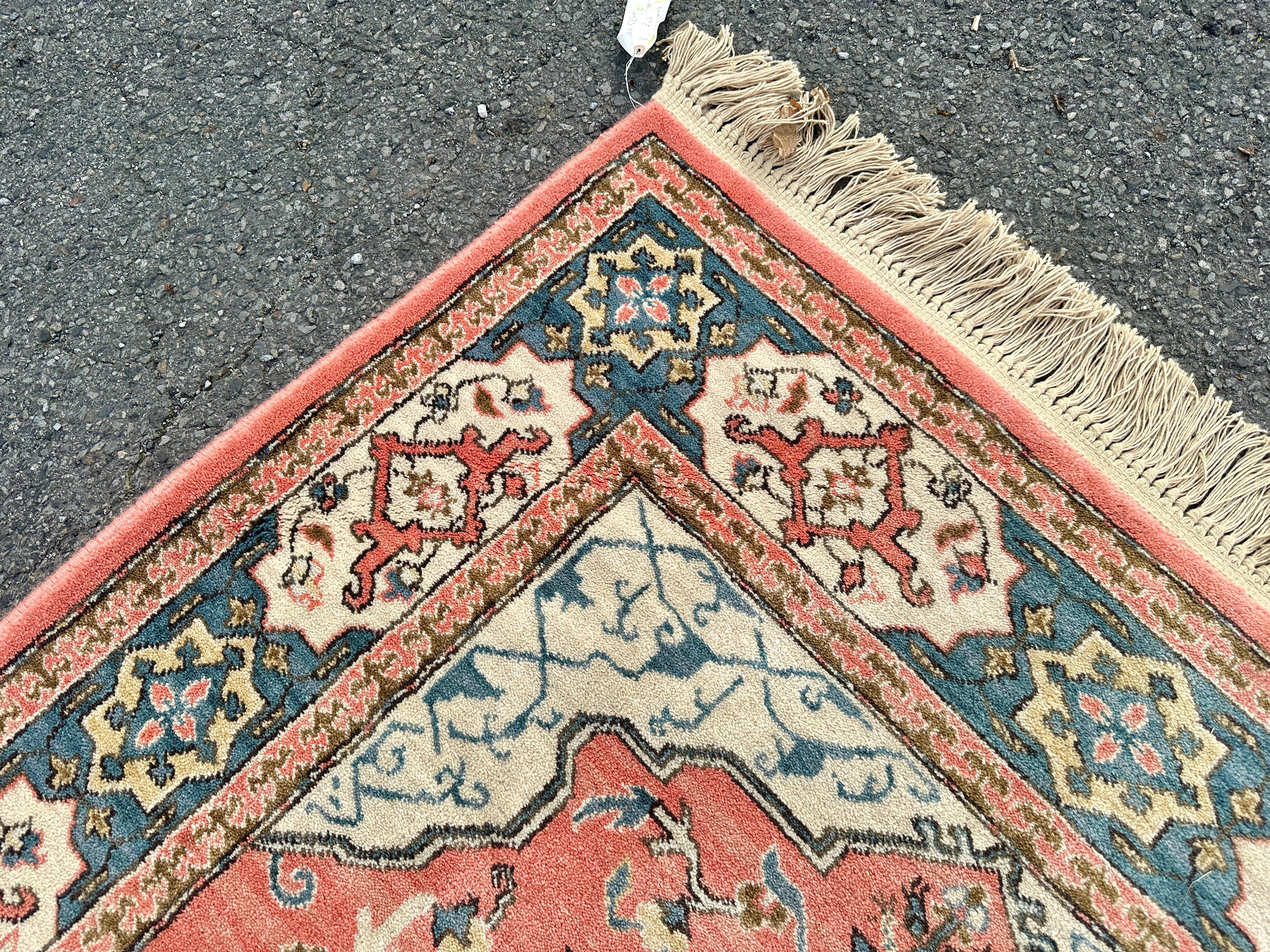Tapis turc Bergama Karastan fait main des années 1980 - W5234 en vente 2