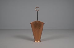 Handmade Umbrella Stand in Copper and Brass, 1960s, Austria