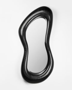 Handmade Unique Ash Hanging Mirror by Maxime Goléo