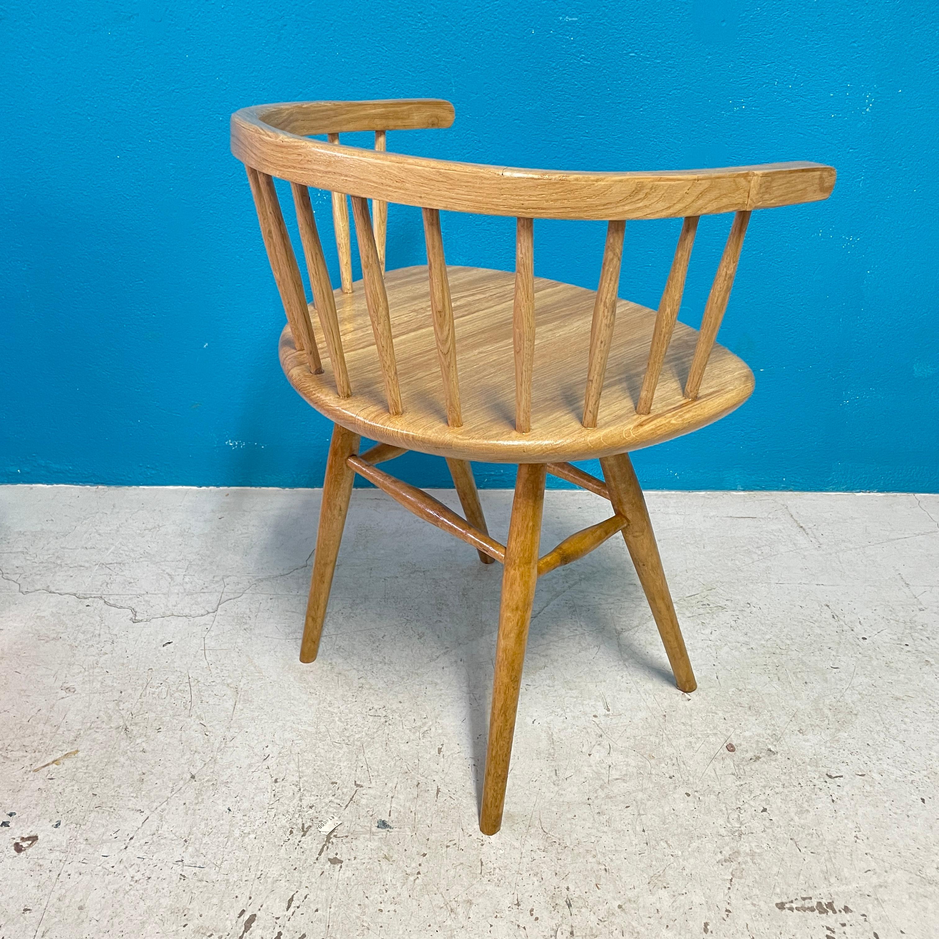 Finnish Handmade Unique Oakwood Chair