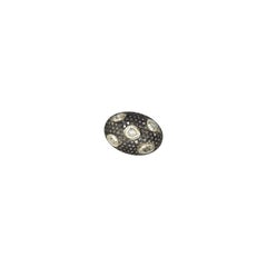 Perles d'intercalaire en argent 925, faites à la main, en forme de diamants polis, de taille ancienne.