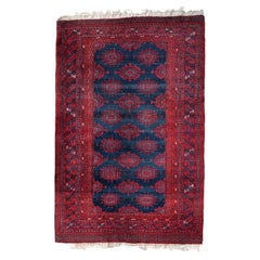 Handmade Vintage Afghan Baluch Rug, 1950s, 1C1060