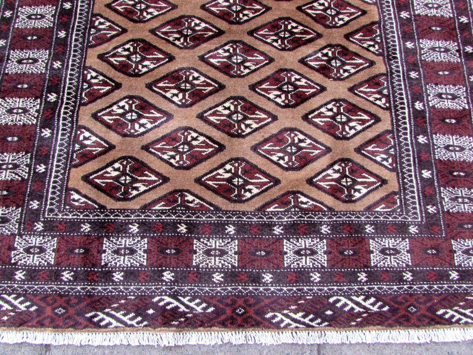 Handmade Vintage Afghan Baluch Rug, 1970s, 1Q0002 4