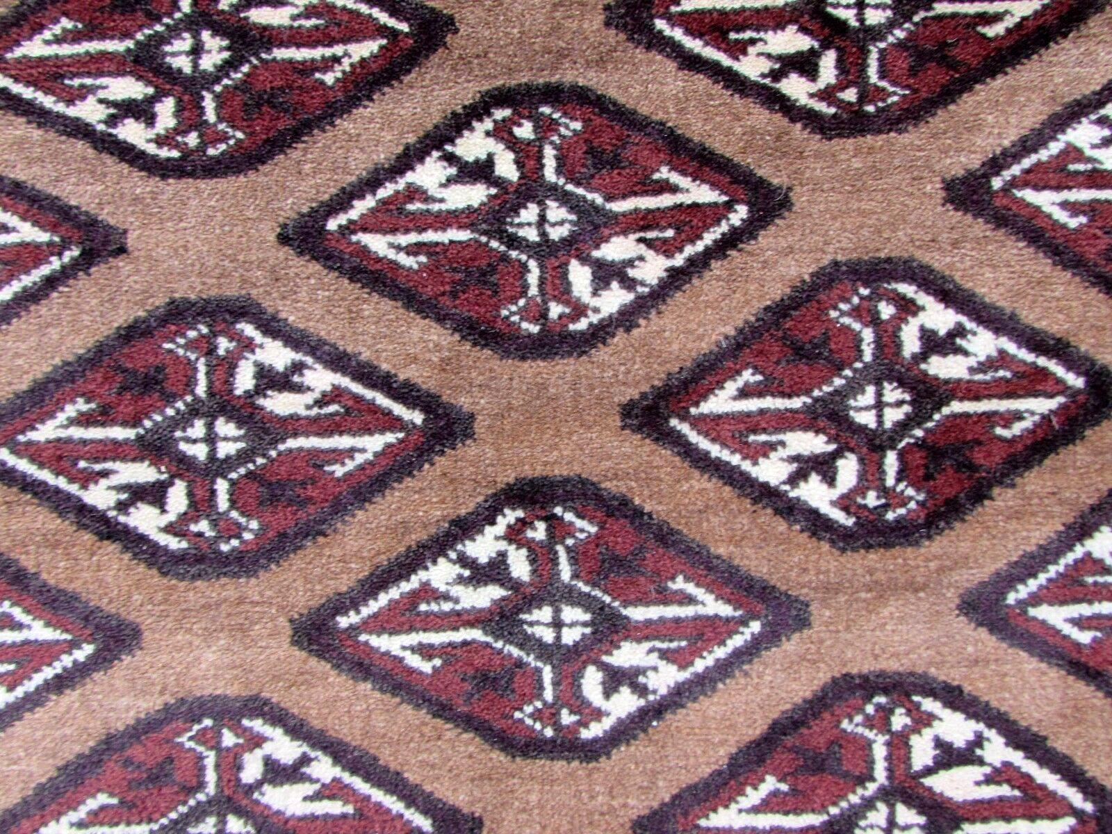 Handmade Vintage Afghan Baluch Rug, 1970s, 1Q0002 In Good Condition In Bordeaux, FR
