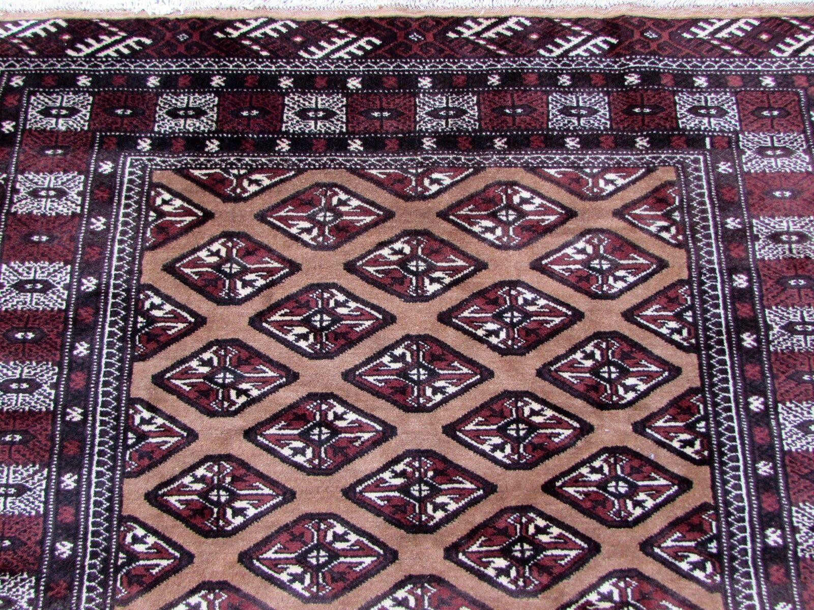 Late 20th Century Handmade Vintage Afghan Baluch Rug, 1970s, 1Q0002