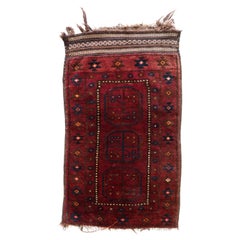 Handgefertigte Vintage Afghan Baluch Teppich 2' x 3,5' 1950er Jahre - 1С1169