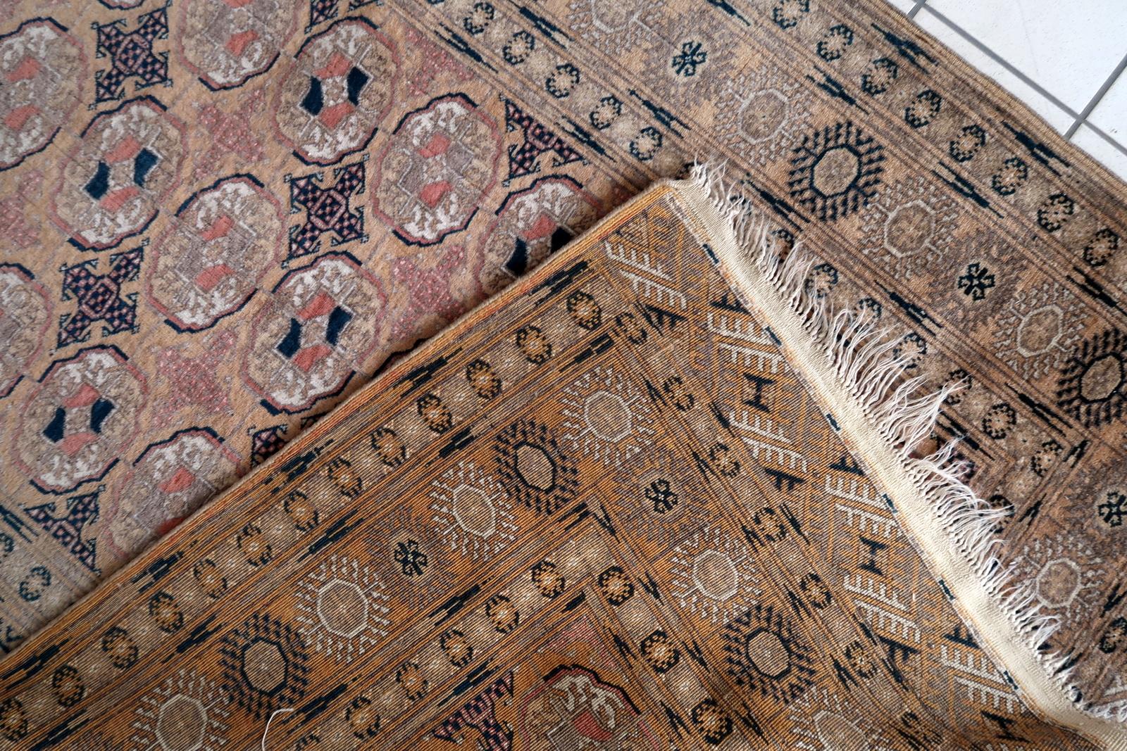 Tappeto afgano d'epoca Baluch fatto a mano 4,1' x 6,5' 1960 - 1С1172 in vendita 6