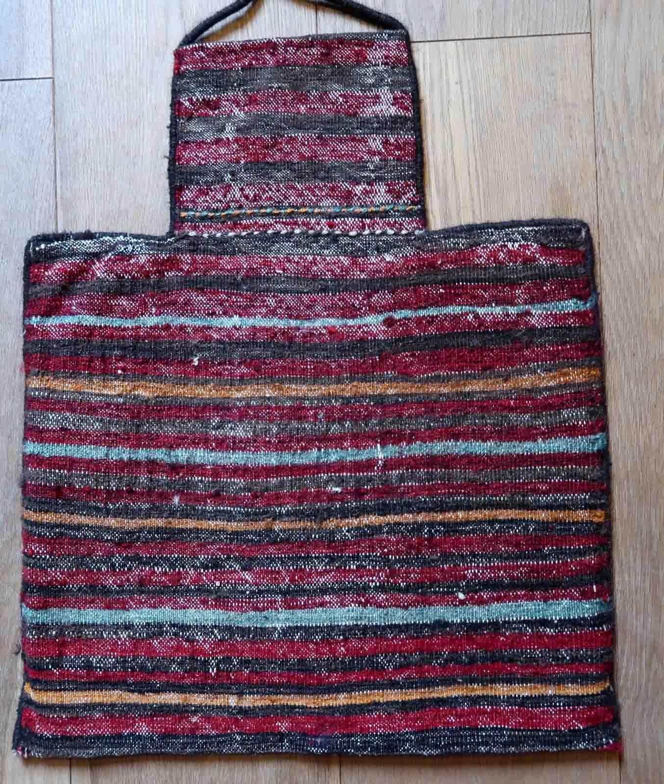 Handmade Vintage Afghan Baluch Salt Bag, 1970s, 1C950 For Sale 4