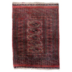 Handmade Antique Afghan Ersari Rug, 1960s, 1C825