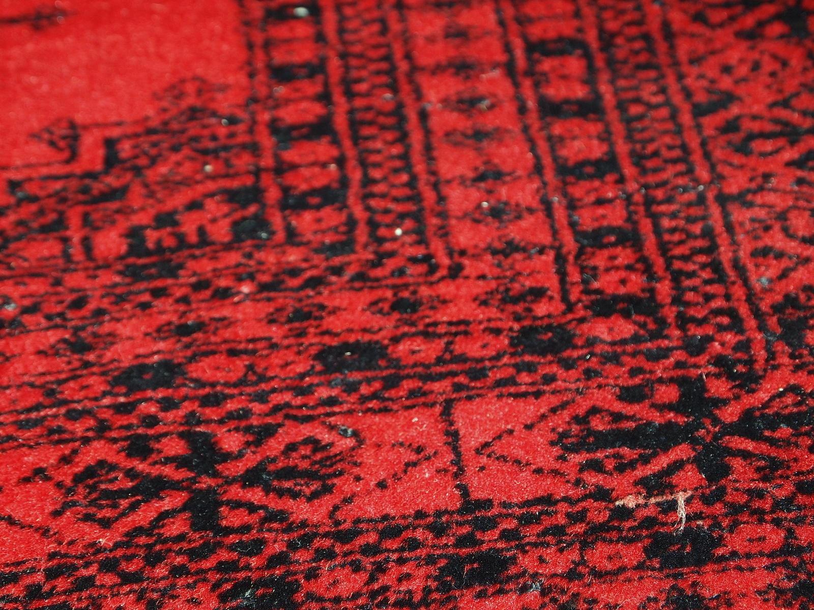 Annodato a mano Tappeto Ersari afghano vintage fatto a mano, anni '70, 1C655 in vendita