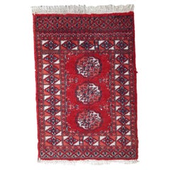 Tapis Ersari afghan vintage fait à la main, années 1970, 1C845