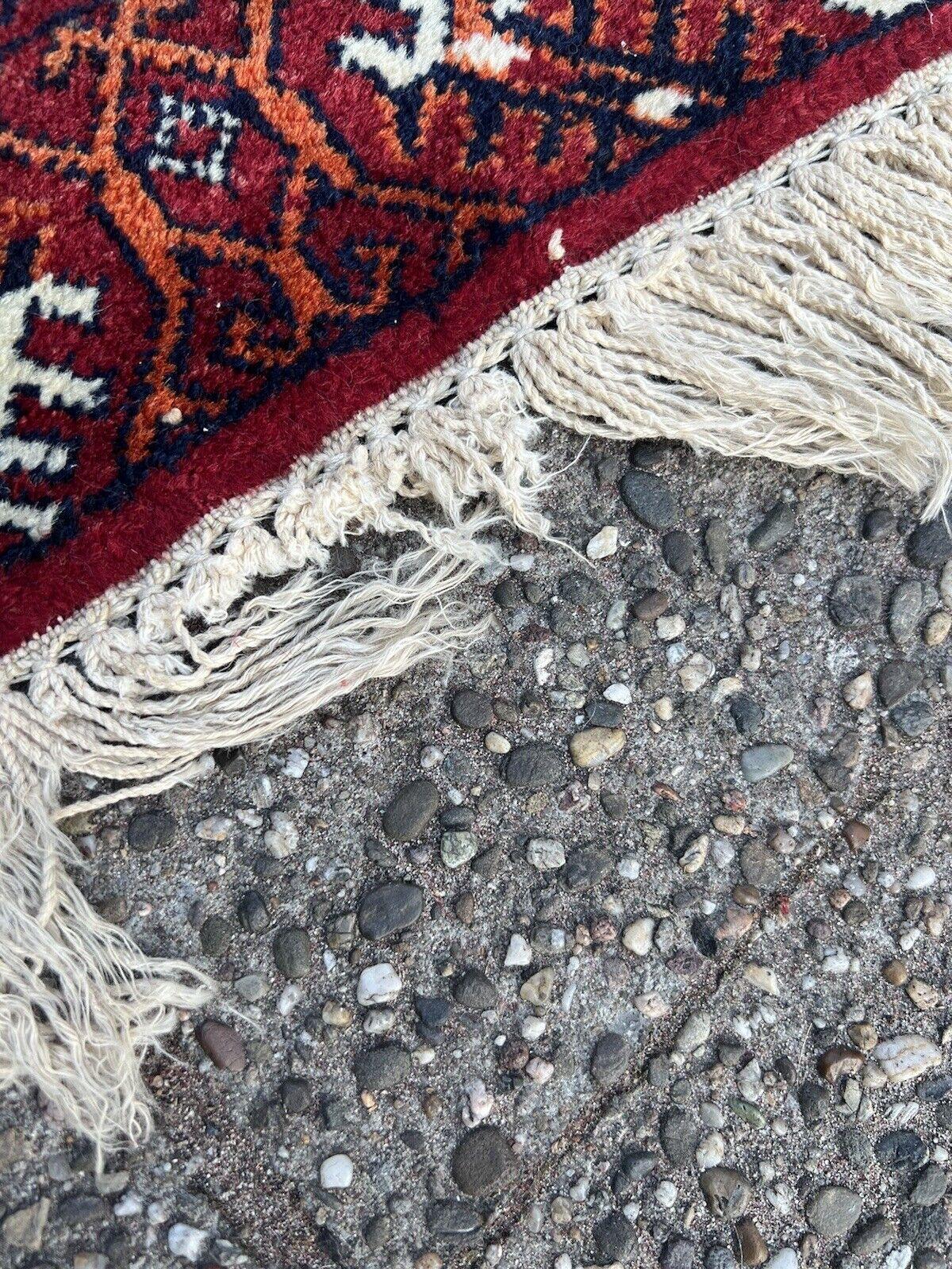 Handgefertigter afghanischer Ersari-Teppich 3,2' x 4,6', 1970er Jahre - 1S33 im Angebot 1