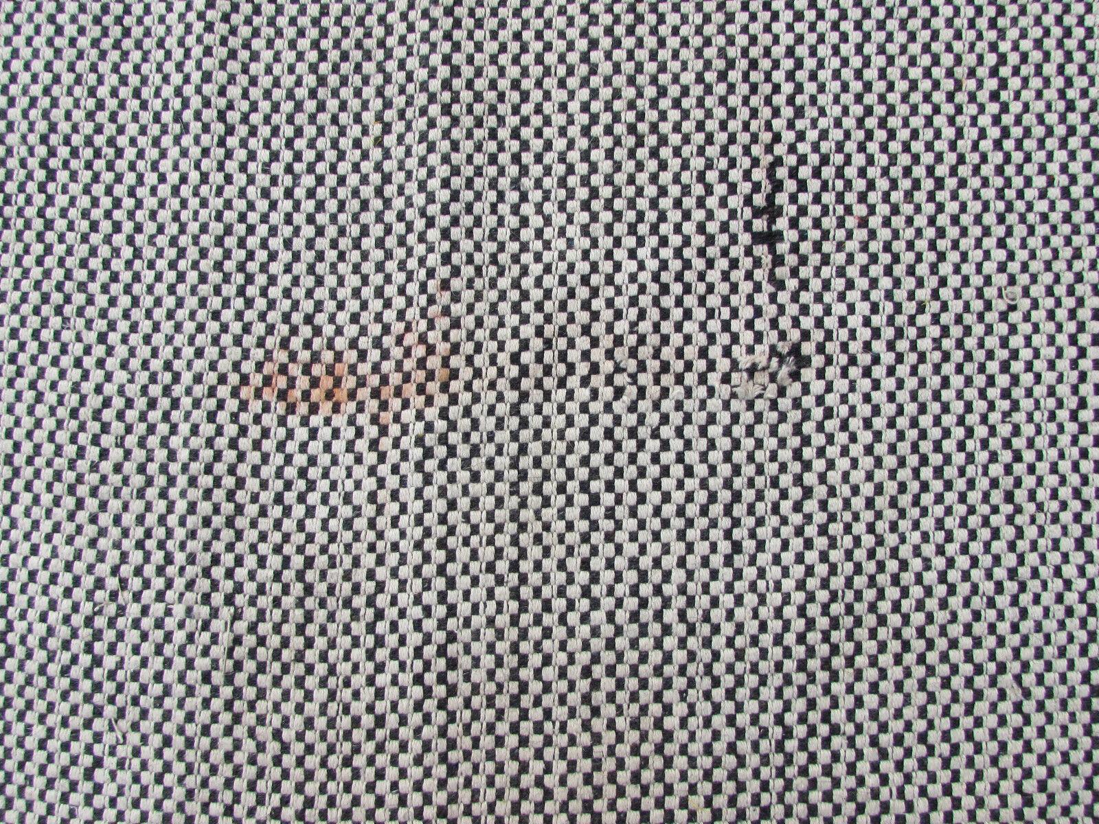 Handgefertigter Vintage Afghan Kilim Grau Teppich 4.7' x 7.8', 1950er Jahre, 1Q46 im Angebot 5