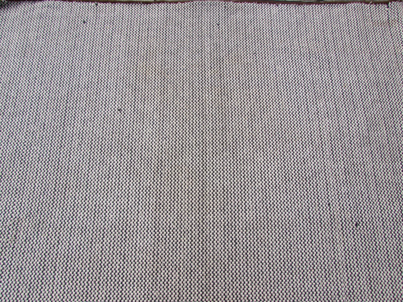 Handgefertigter Vintage Afghan Kilim Grau Teppich 4.7' x 7.8', 1950er Jahre, 1Q46 (Französisch) im Angebot