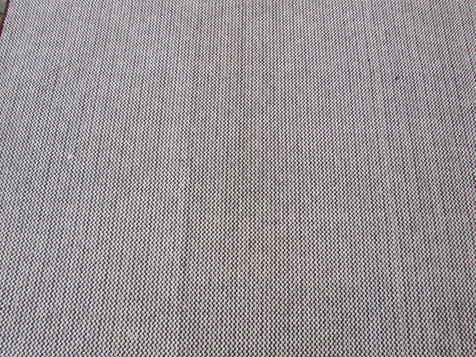 Handgefertigter Vintage Afghan Kilim Grau Teppich 4.7' x 7.8', 1950er Jahre, 1Q46 (Handgeknüpft) im Angebot
