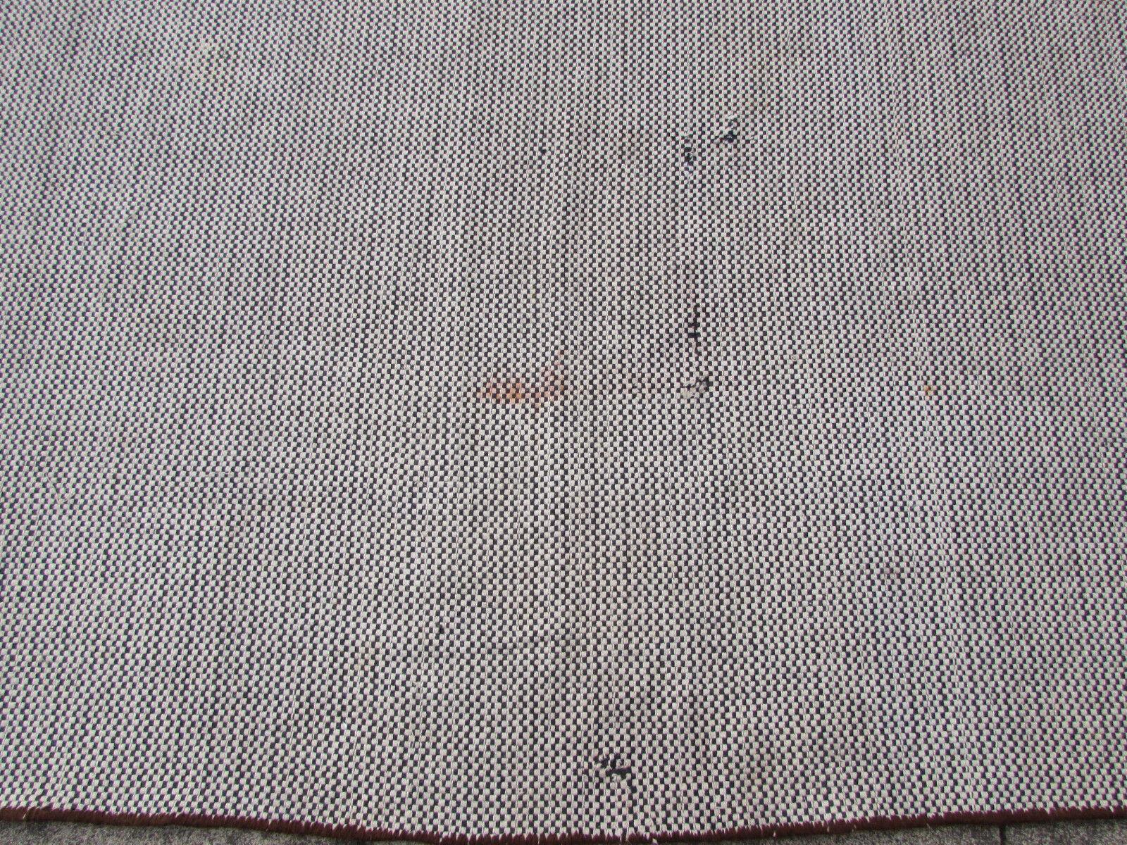 Handgefertigter Vintage Afghan Kilim Grau Teppich 4.7' x 7.8', 1950er Jahre, 1Q46 im Zustand „Gut“ im Angebot in Bordeaux, FR