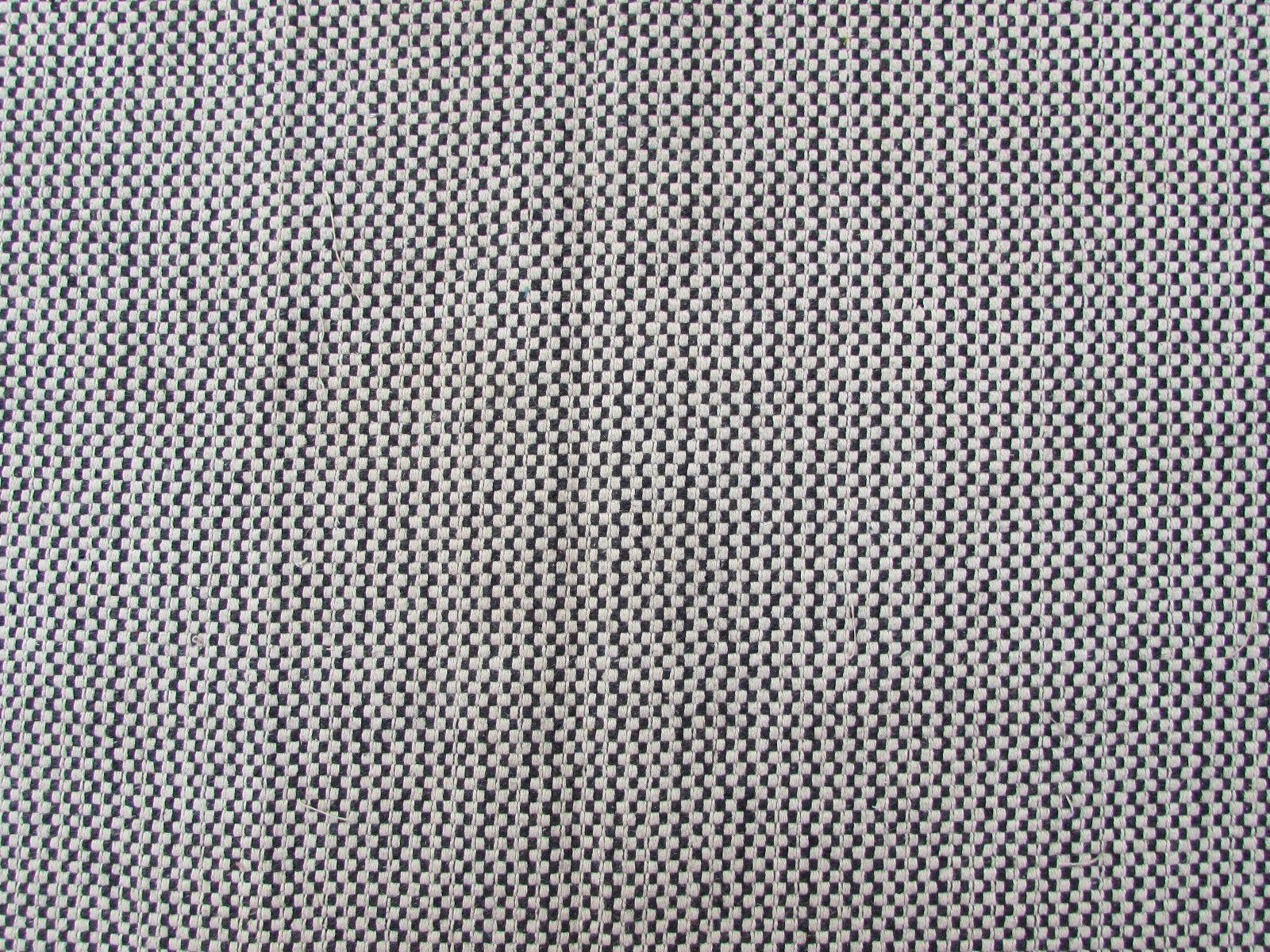 Wool Handmade Vintage Afghan Kilim Grey Rug 4.7' x 7.8', 1950s, 1Q46 For Sale