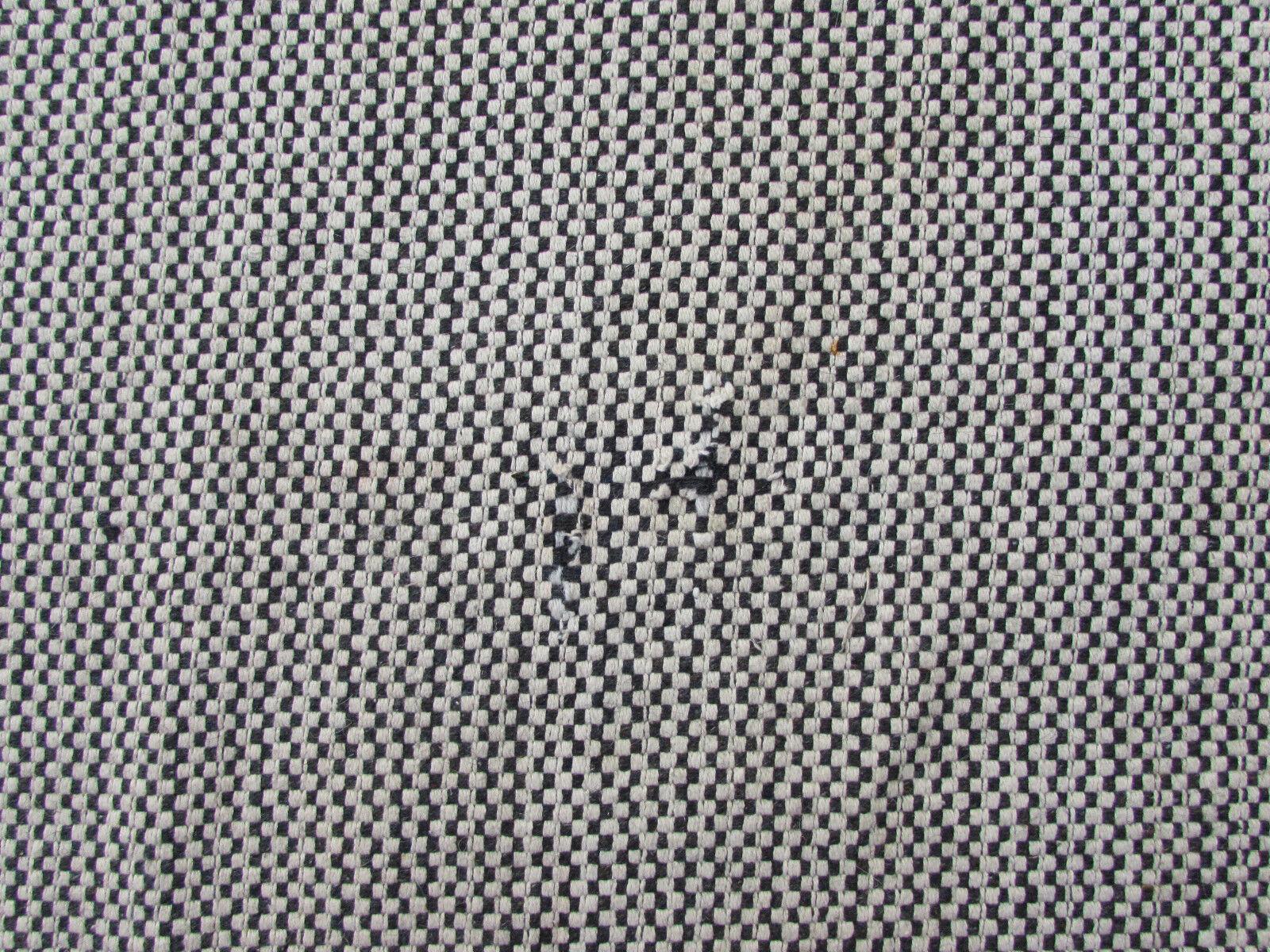 Handgefertigter Vintage Afghan Kilim Grau Teppich 4.7' x 7.8', 1950er Jahre, 1Q46 im Angebot 1