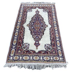 Tapis afghan Lahore vintage fait à la main , 3' x 5,1', années 1960 - 1S13